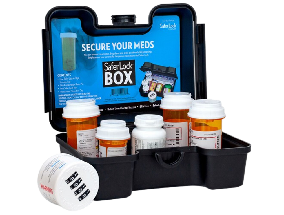 Medication Box With Times Medication Box With Times